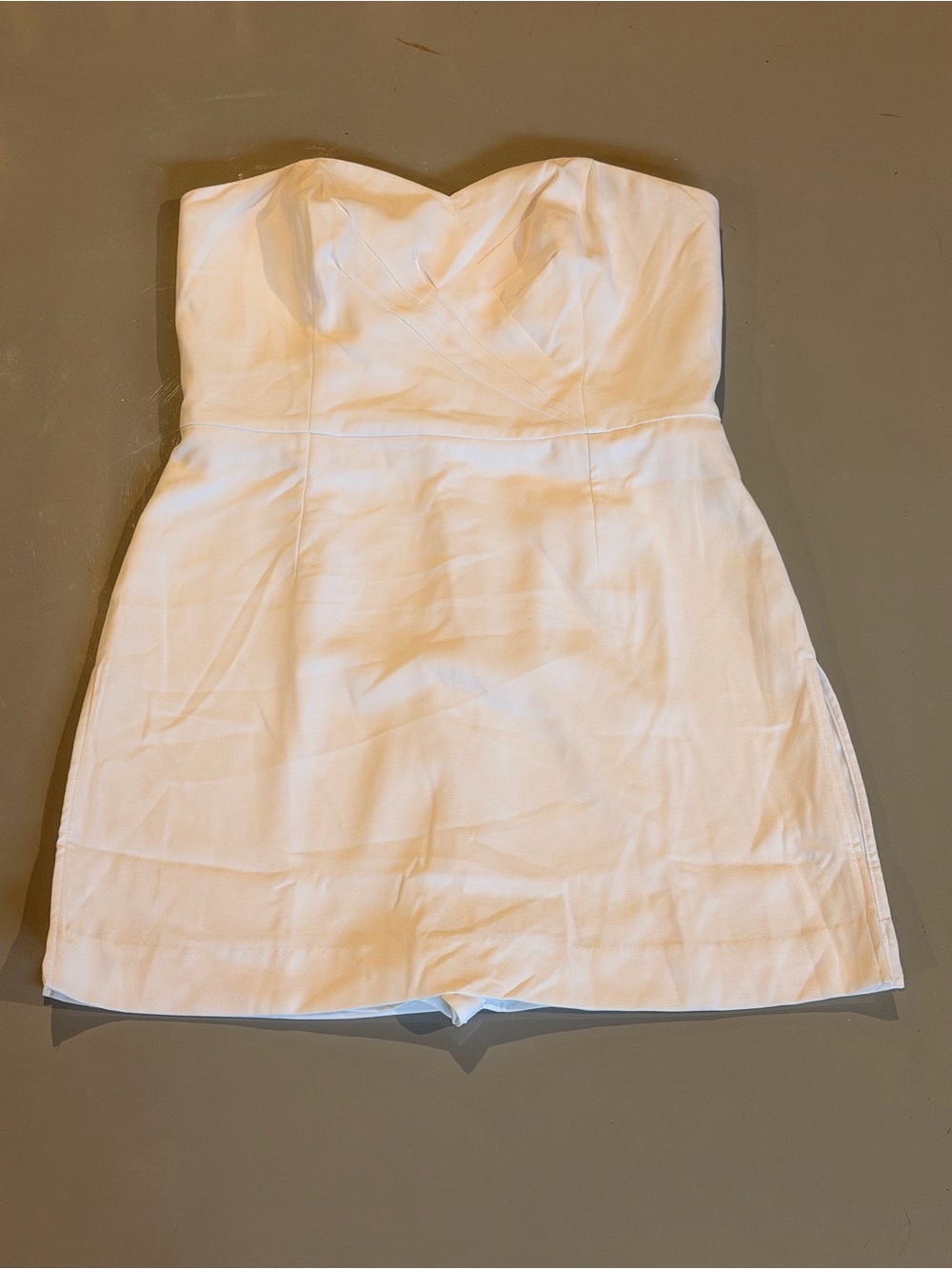 Lilly Pulitzer White Strapless Mini Dress